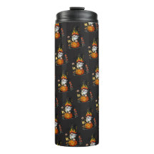 Halloween Gnome Thermal Tumbler
