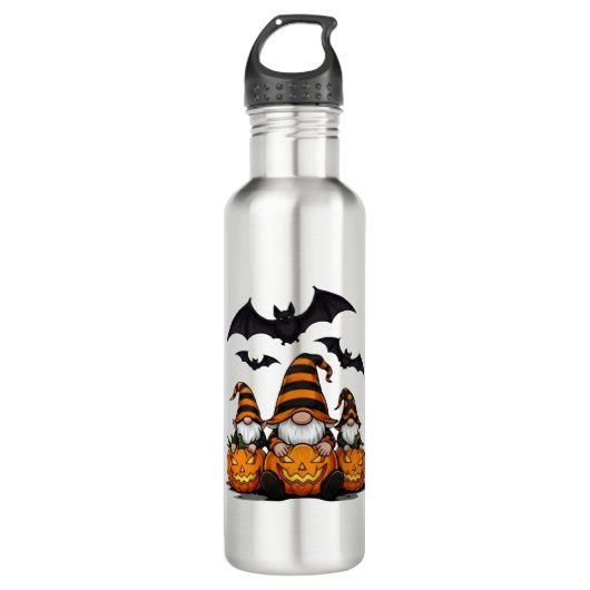 Halloween Gnome Water Bottle Waterfles (Voorkant)