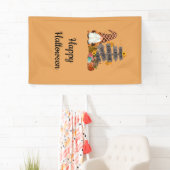 Halloween Gnomen, Herfst, pompoenen, Halloween Par Spandoek (Insitu)