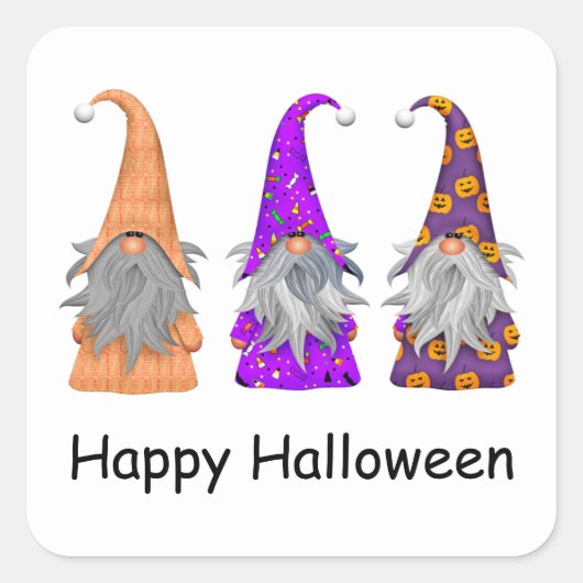 Halloween Gnomen Stickers (Voorkant)