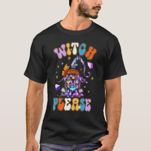 Halloween Gnomes Cute Witch Autumn Pumpkin Herfst T-shirt