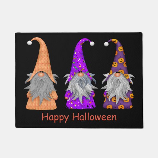 Halloween Gnomes Doormat Deurmat (Voorkant)