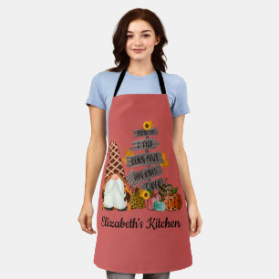 Halloween Gnomes, Herfst, pompoenen Apron Schort