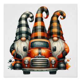 Halloween Gnomes Poster Perfect Poster