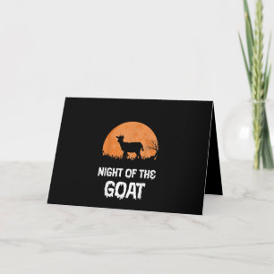 Halloween Goat Costume Gift Kaart