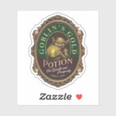 Halloween Goblin's Gouden Pot Sticker (Vel)