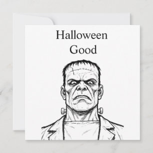Halloween Goede Frankenstein Kaart