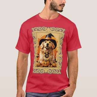 Halloween Golden Reteriver T-shirt