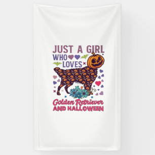 Halloween Golden Retriever_1 Spandoek