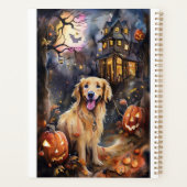 Halloween Golden Retriever avec la peur Citrouille (Dos)