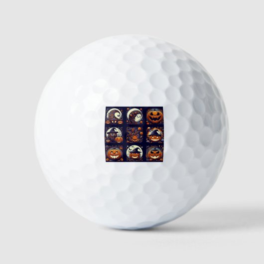 Halloween Golf Balls Golfballen (Voorkant)