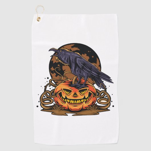 halloween golfhanddoek (Voorkant)