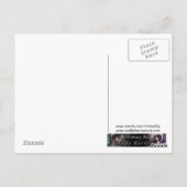 Halloween Gothic Herfst Fairy en kaars Briefkaart (Achterkant)