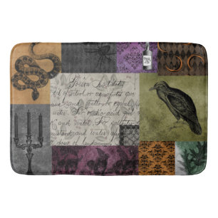 Halloween Gothic Medieval Spooky Apothecary Art Badmat