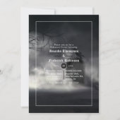 Halloween Gothic Rehearsal Dinner in Invitation Kaart (Voorkant)