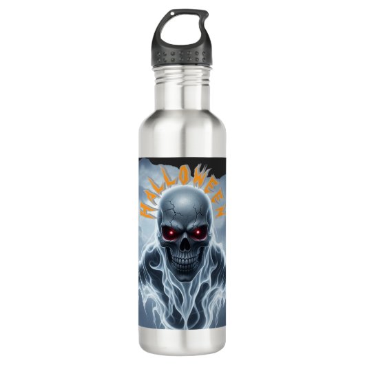 Halloween Gothic Skeleton Spirit Ghost Waterfles (Voorkant)
