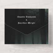 Halloween Gothic Weddenschap All in One Uitnodigin All In One Uitnodiging (Achterkant)