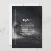 Halloween Gothic Wedding Update Kaart (Voorkant)