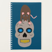 Halloween gothique du crâne et du rat (Devant)