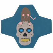 Halloween gothique du crâne et du rat (Plat)