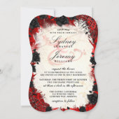 Halloween gothique foncé "Ensemble" Invitation (Dos)