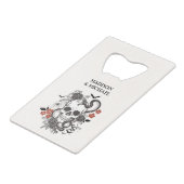 Halloween gothique Mariage Noir Et Bourgogne (Devant Angle)