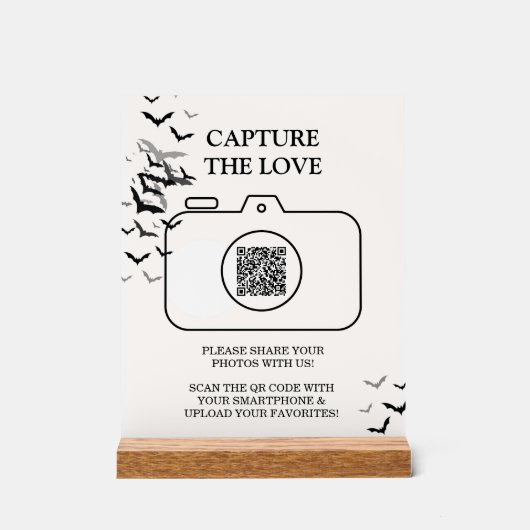 Halloween gothique Mariage Noir Et Bourgogne (Recto)