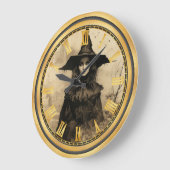Halloween Gotische Heks Grote Klok (Hoek)