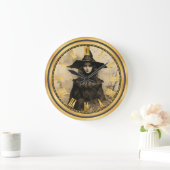 Halloween Gotische Heks Grote Klok (Huis)