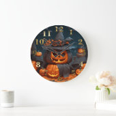 Halloween Gotische Pompoen Wandklok Grote Klok (Huis)