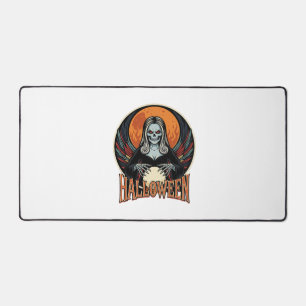 Halloween Gotische Skelet Waarzegster Vector Afbee Bureaumat