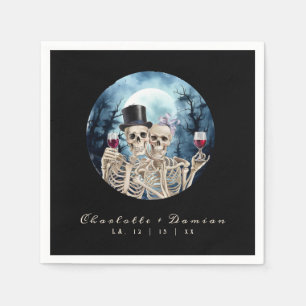 Halloween Gotische Skulls Tarot De Liefhebbers Bru Servet