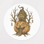Halloween Gotische Stickers - Bat, Skull Book, Pla (Design 2)