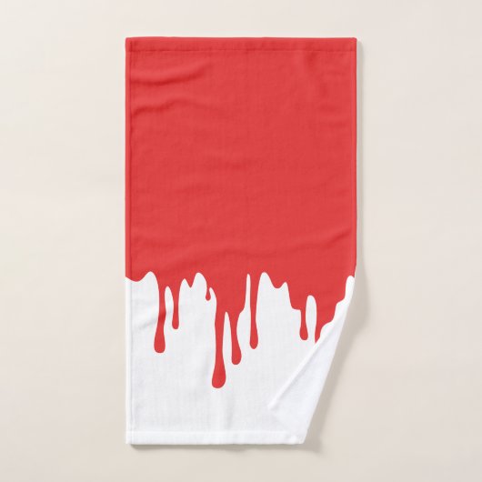 Halloween goutte de sang (Serviette à main)