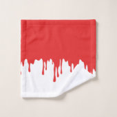 Halloween goutte de sang (Gant de toilette)