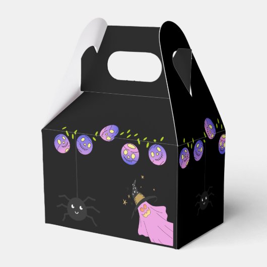 Halloween Gradient Ghost Skull Garland Bedankdoosjes (Achterkant)