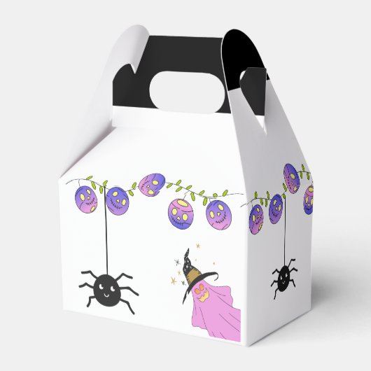 Halloween Gradient Ghost Skull Garland Bedankdoosjes (Achterkant)