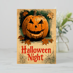Halloween Grafisch – Inspiratie uit de Jaren 60 Se Folie Feestdagenkaart