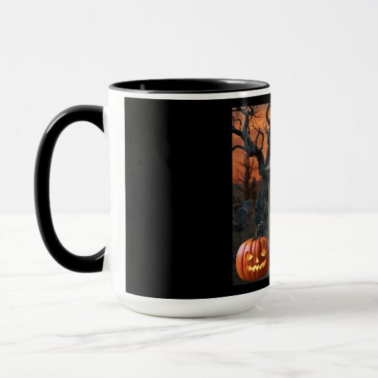 Halloween grafsteen humor "D Compose" Mok (Links)