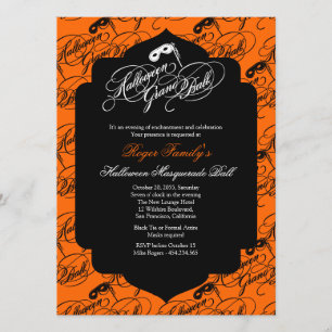 Halloween Grand Ball Kaart