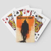 Halloween Graphic – 1960s Poster Vibes Pokerkaarten (Achterkant)