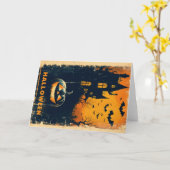 Halloween Graphic – Limited Edition Artwork Kaart (Gele Bloem)