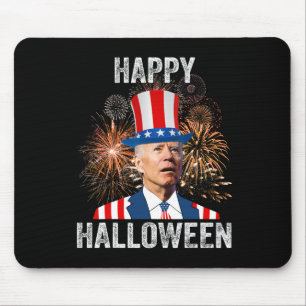 Halloween Grappig Gelukkig 4 Juli Anti Joe Biden Muismat