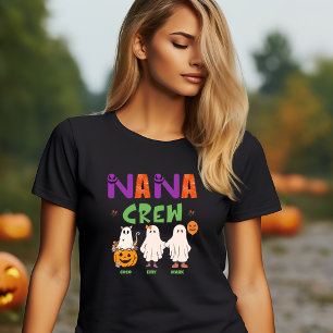 HALLOWEEN GRAPPIG GEPERSONALISEERDE NANA GHOST CRE T-SHIRT