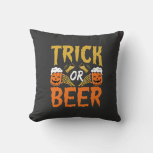 Halloween Grappig of Bier Skelet Handen Kussen