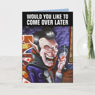 HALLOWEEN GRAPPIGE DRACULA KAARTEN