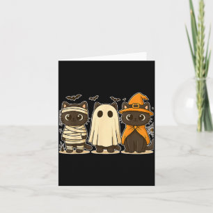 Halloween Grappige Pompoen Halloween Zwarte Kat Gr Kaart