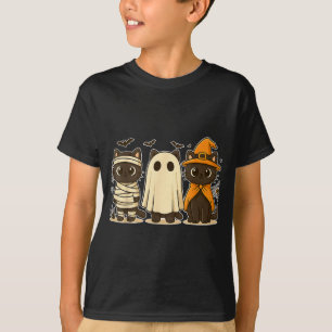 Halloween Grappige Pompoen Halloween Zwarte Kat Gr T-shirt