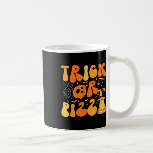 Halloween grappige truc of pizza enge geest deco g koffiemok