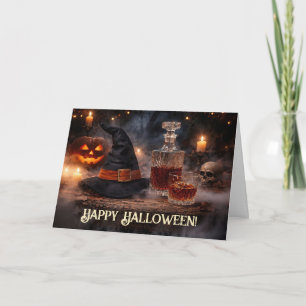Halloween Grappige Whiskey Proost Kaart